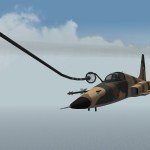 F-5EM refueling