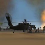 Deploying troops in a fire fight