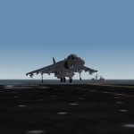 Harrier coming aboard