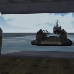 Hovercraft docking