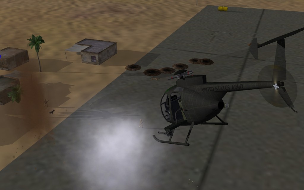 AH-6E attacking
